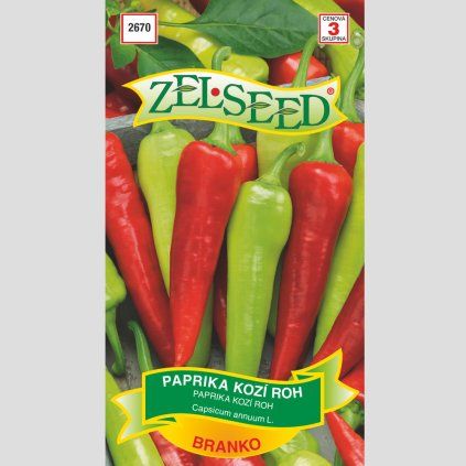 Zelseed semena paprika branko 1